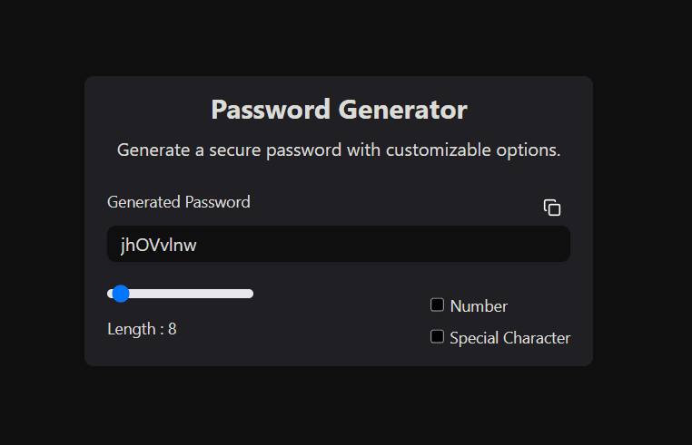 Password Generator